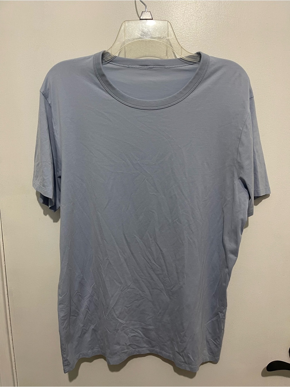 lululemon athletica Men's Crew Tee - Light Blue Gray